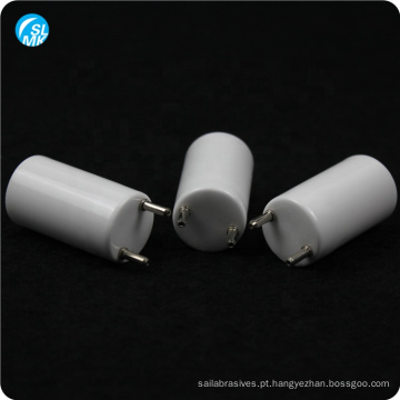 peças técnicas elétricas 95 alumina cerâmica tampa da lâmpada UV isolador de porcelana